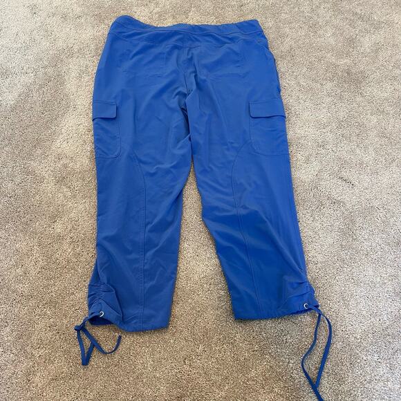 Chicos Women's Zenergy Athletic Jogger Sky Blue Drawstring Pant Size 1 Medium 8 - Picture 5 of 9